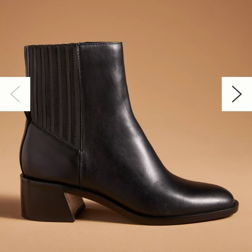 Elegant Black Ankle Boots Dolce Vita Linny H2O Waterproof Boots‎ size 8 classic